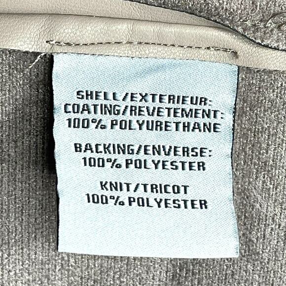 Bagatelle Collection Faux Leather Jacket Pink Open Front Women's Size Large - Picture 7 of 12